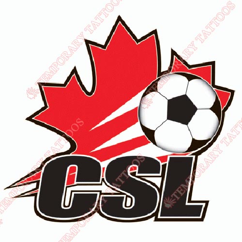Canadian Soccer League Customize Temporary Tattoos Stickers NO.8274